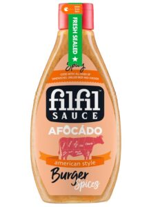 سس برگر اسپایسی فیلفیل با پاپریکای دودی در شرکت پخش عمده موادغذایی نارین مشهد