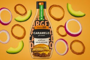 سس برگر کاراملو فیلفیل با پیاز کاراملی شرکت نارین پخش مشهد