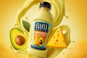 سس مایاکادو فیلفیل مایونز آووکادو بدون تخم مرغ شرکت پخش عمده موادغذایی نارین مشهد